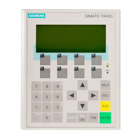 Siemens SIMATIC OP 77B operating instructions