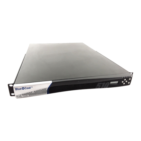 Blue Coat SG510 Series User manual