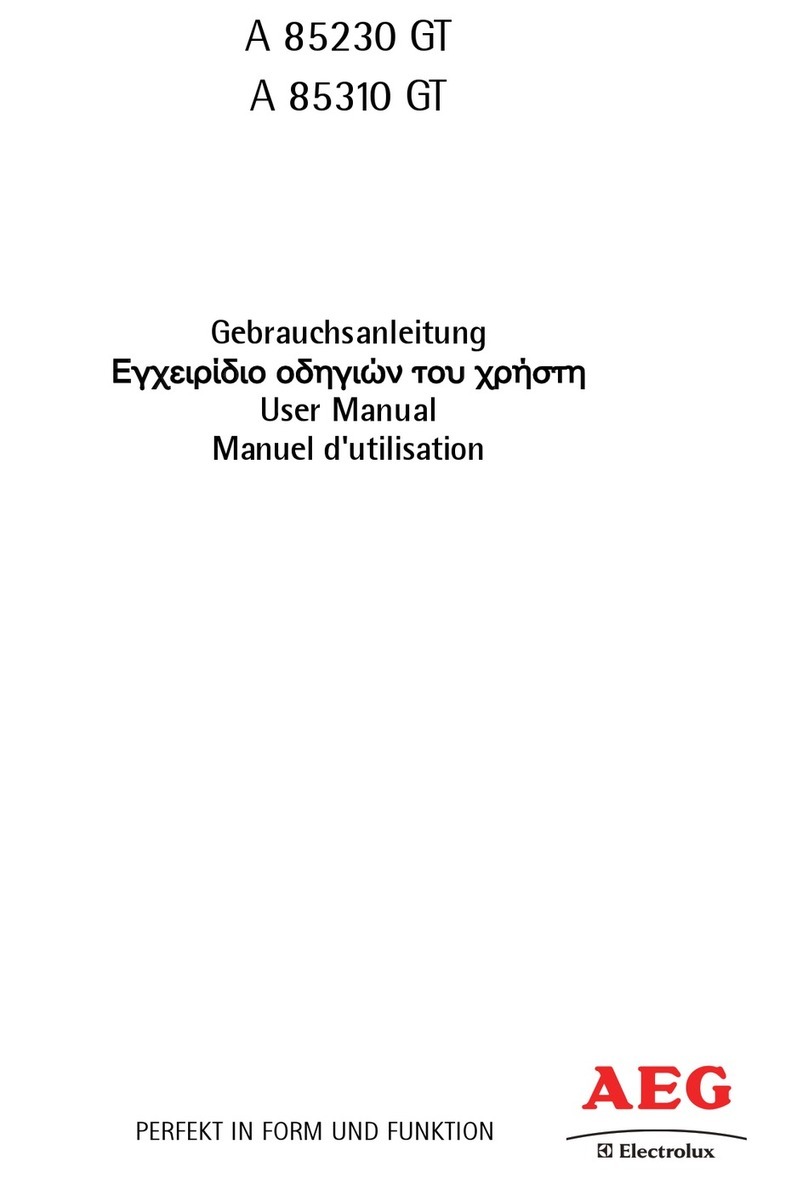 AEG C 265 user manual