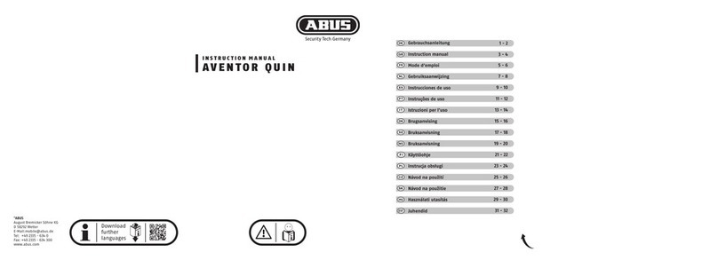 Abus AVENTOR QUIN instruction manual