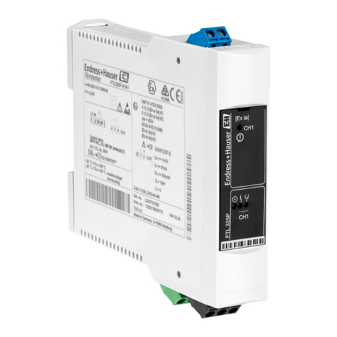 Endress+Hauser nivotester FTL 325 P Instructions for use