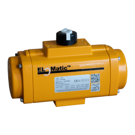 Emerson EL-O-Matic F-Series Installation and operating manual