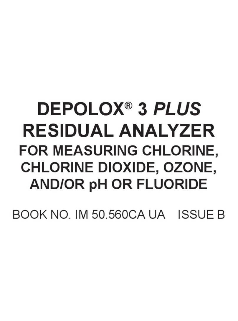 USFilter DEPOLOX 3 PLUS manual