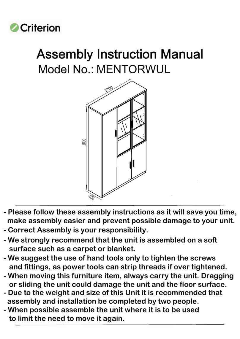 Criterion MENTORWUL Installation guide Criterion MENTORWUL Installation guide