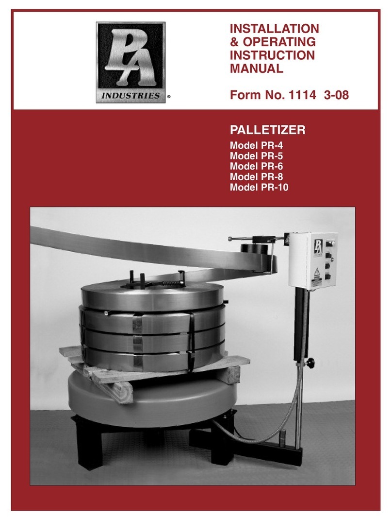 PA PR-4 Installation & operating instruction manual PA PR-4 Installation & operating instruction manual