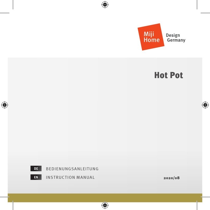 Miji Home Hot Pot instruction manual Miji Home Hot Pot instruction manual