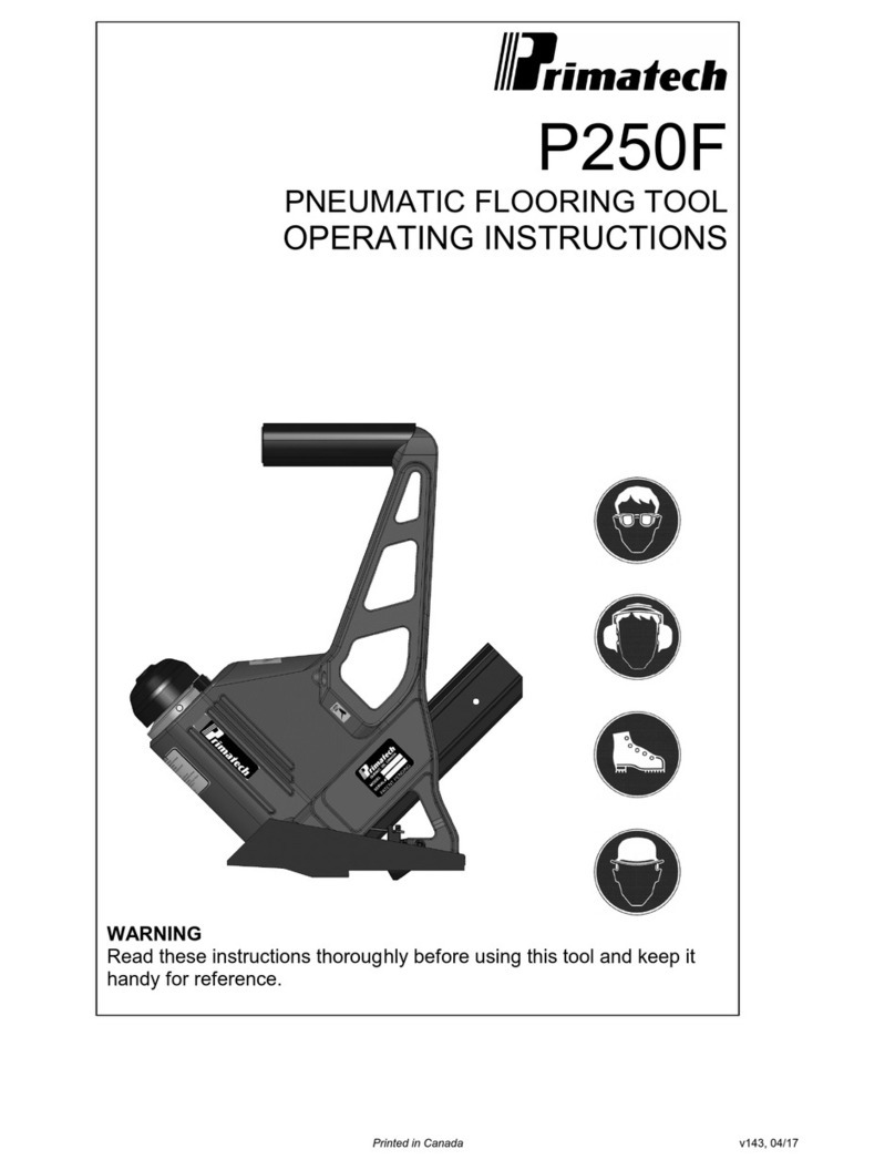primatech P250F operating instructions