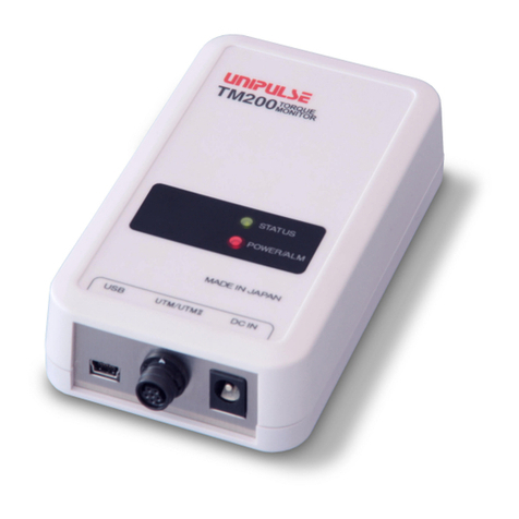 Unipulse TM200 Operation manual