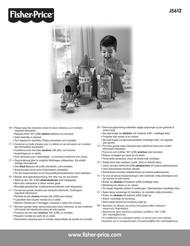 Fisher-Price J5612 manual