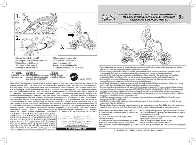 Matt:e Barbie V3131 instructions