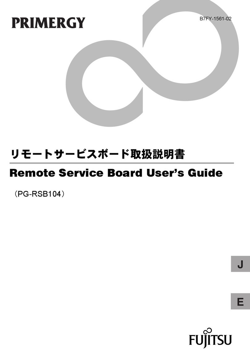 Fujitsu PRIMERGY PG-RSB104 user guide