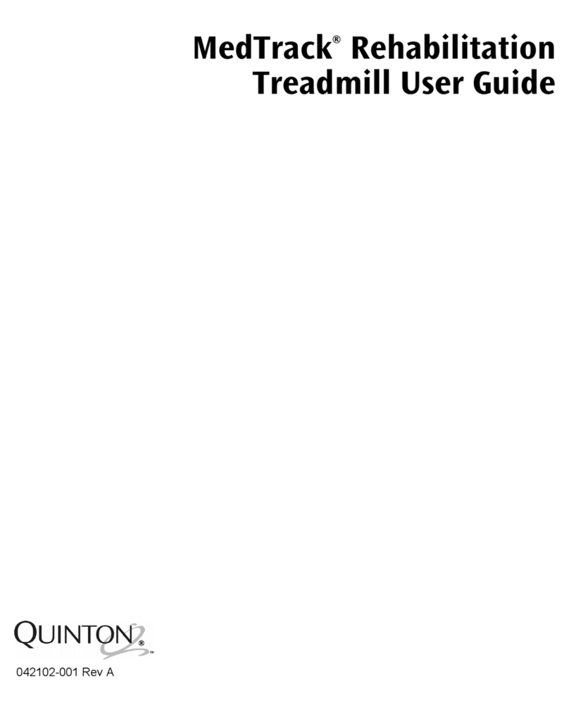 Quinton MedTrack CR60 User manual