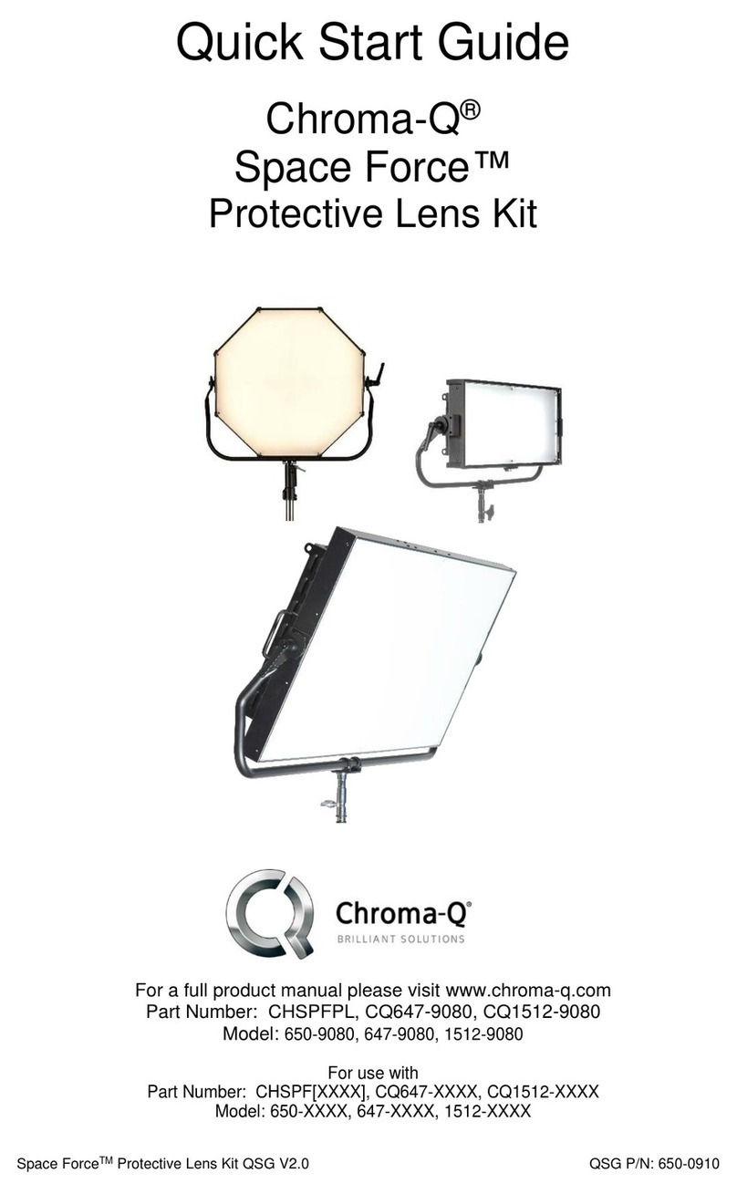 Chroma Space Force 650-9080 quick start guide