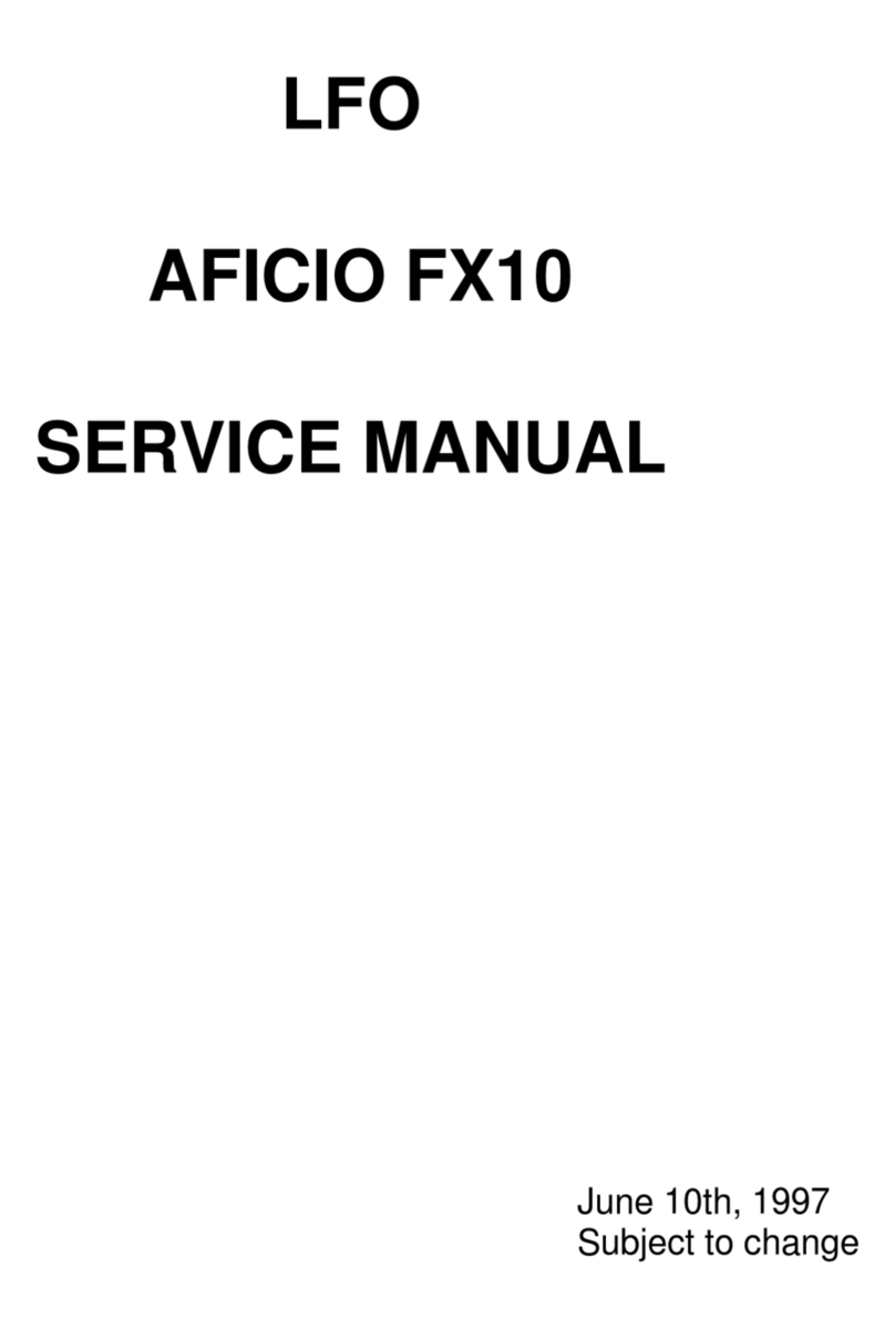 Ricoh Aficio FX10 User manual