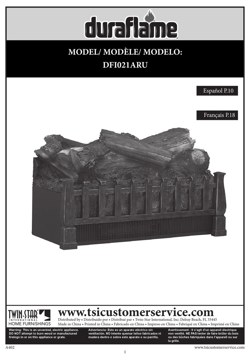 Duraflame DFI021ARU User manual