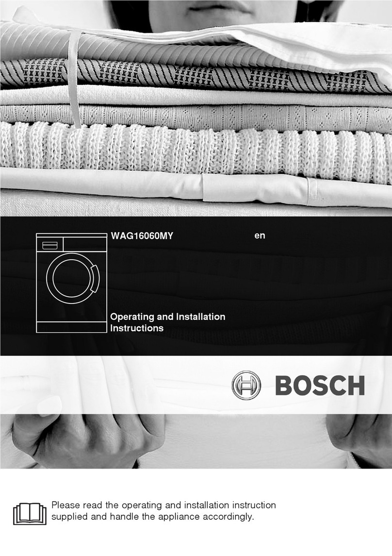 Bosch WAG16060MY User manual