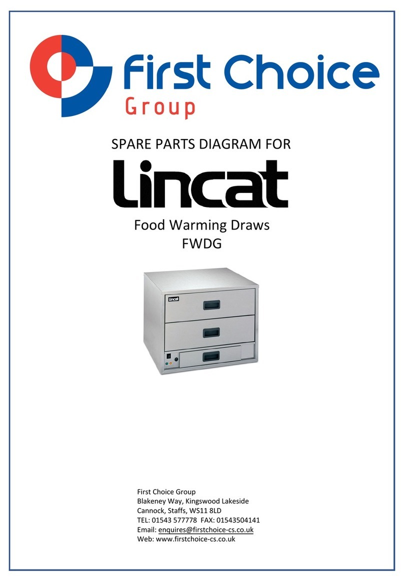 First Choice Lincat FWDG Installation, operating and servicing instructions First Choice Lincat FWDG Installation, operating and servicing instructions