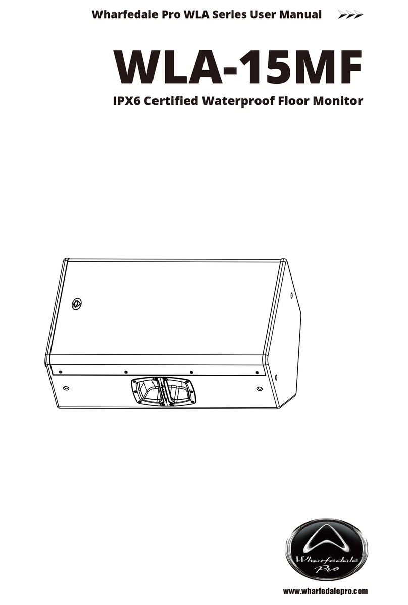 Wharfedale Pro WLA Series user manual