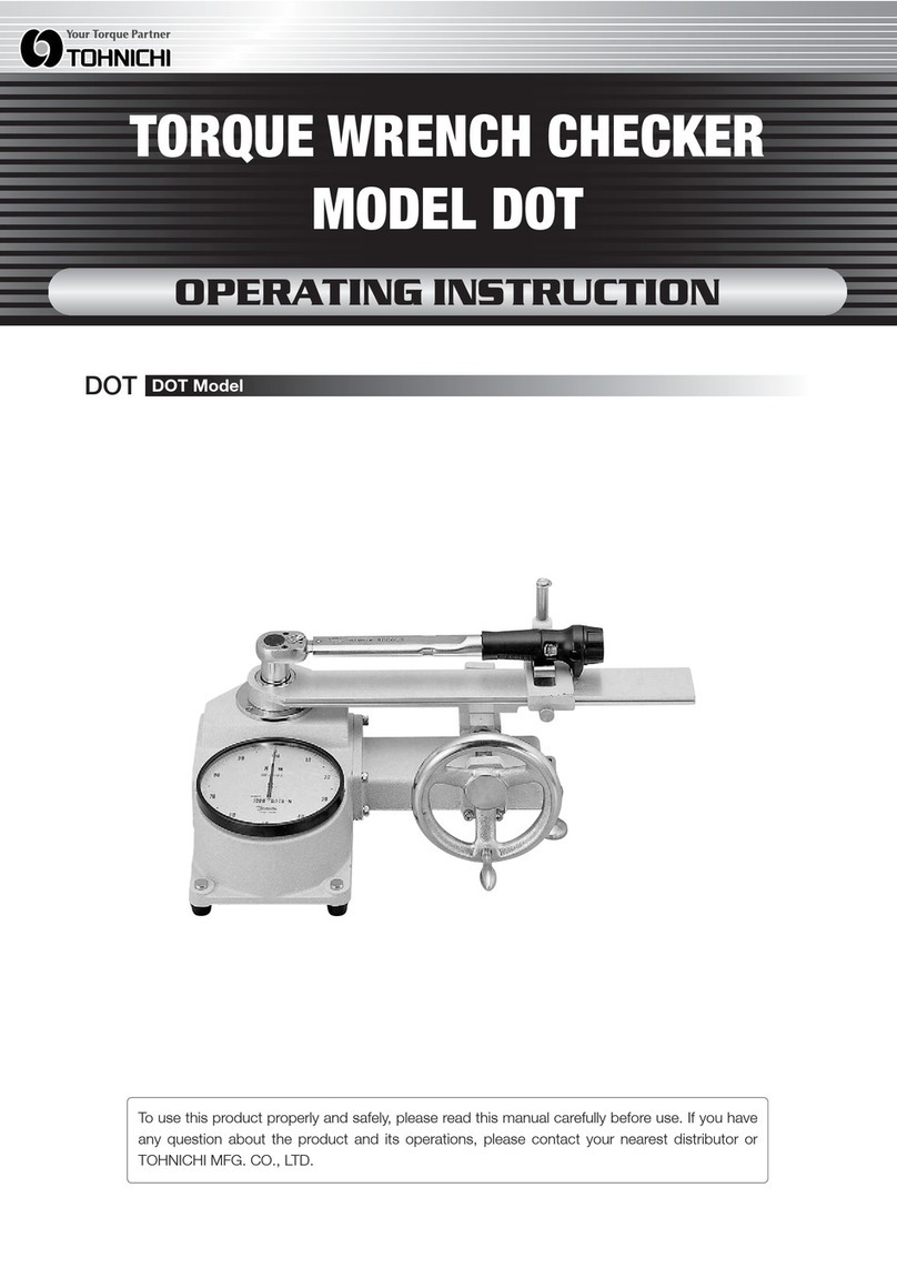 Tohnichi DOT Series Operating	 instruction