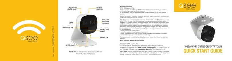 Q-See QCW2MPSL User manual