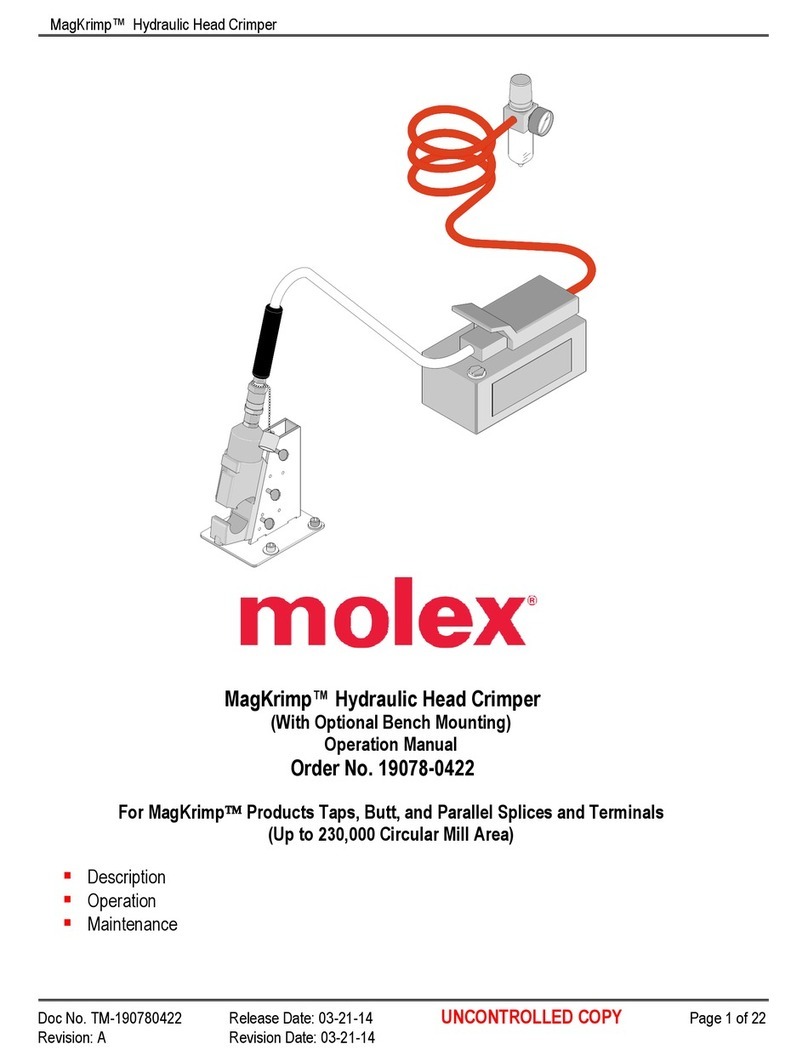 molex MagKrimp 19078-0422 User manual
