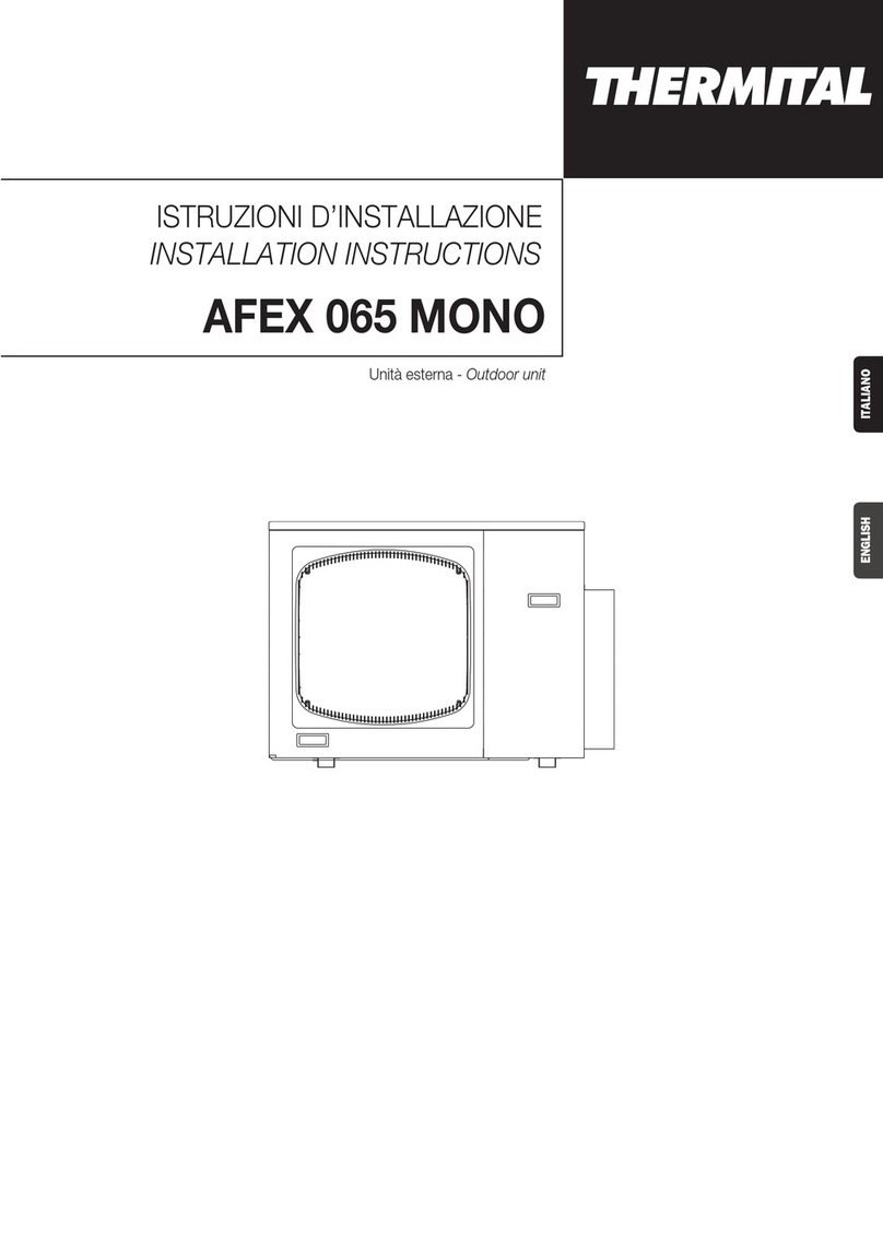 thermital AFEX 065 MONO installation instructions