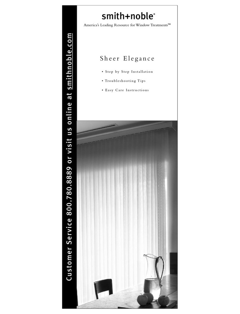 Smith & Noble Sheer Elegance manual Smith & Noble Sheer Elegance manual
