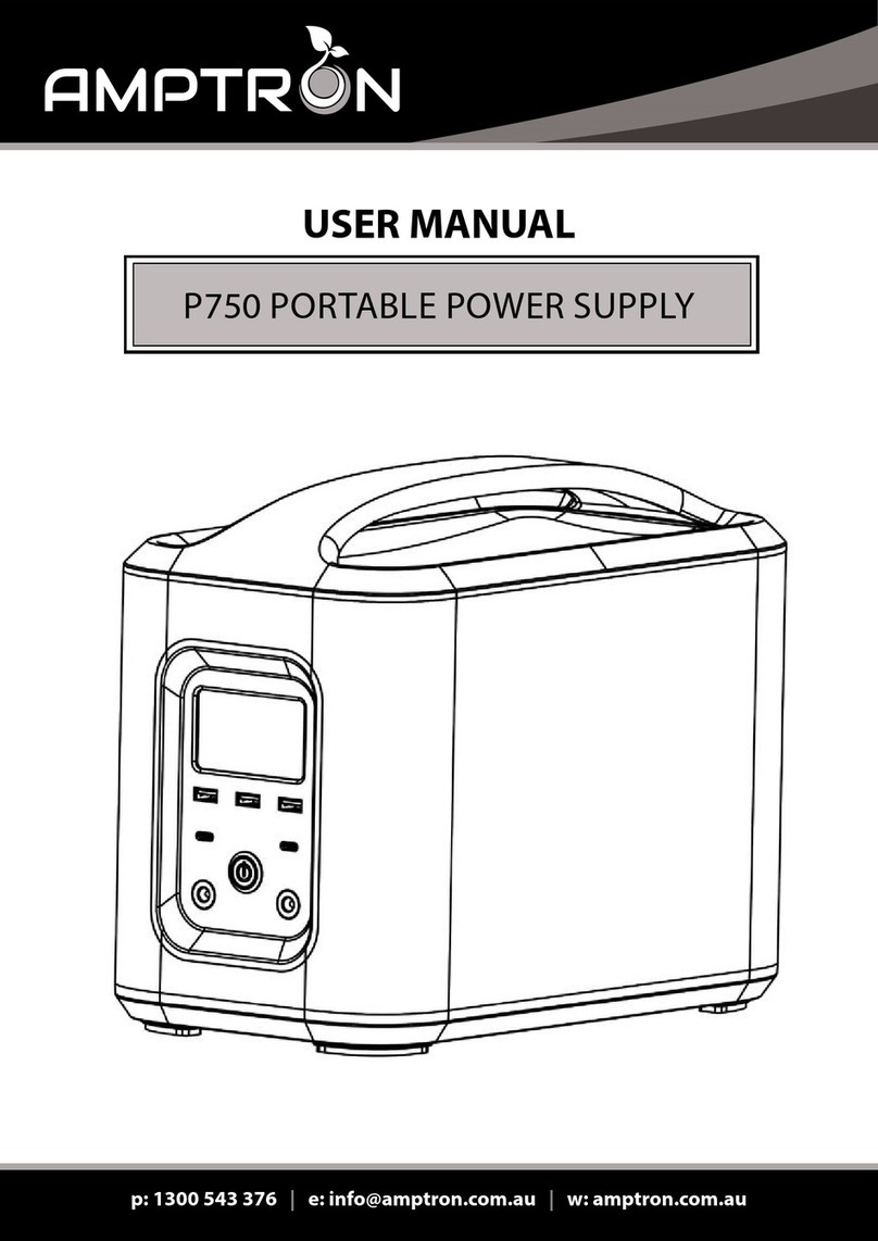AMPTRON P750 User manual