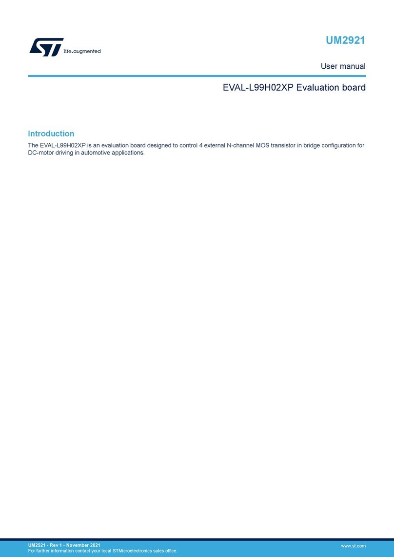 ST EVAL-L99H02XP User manual