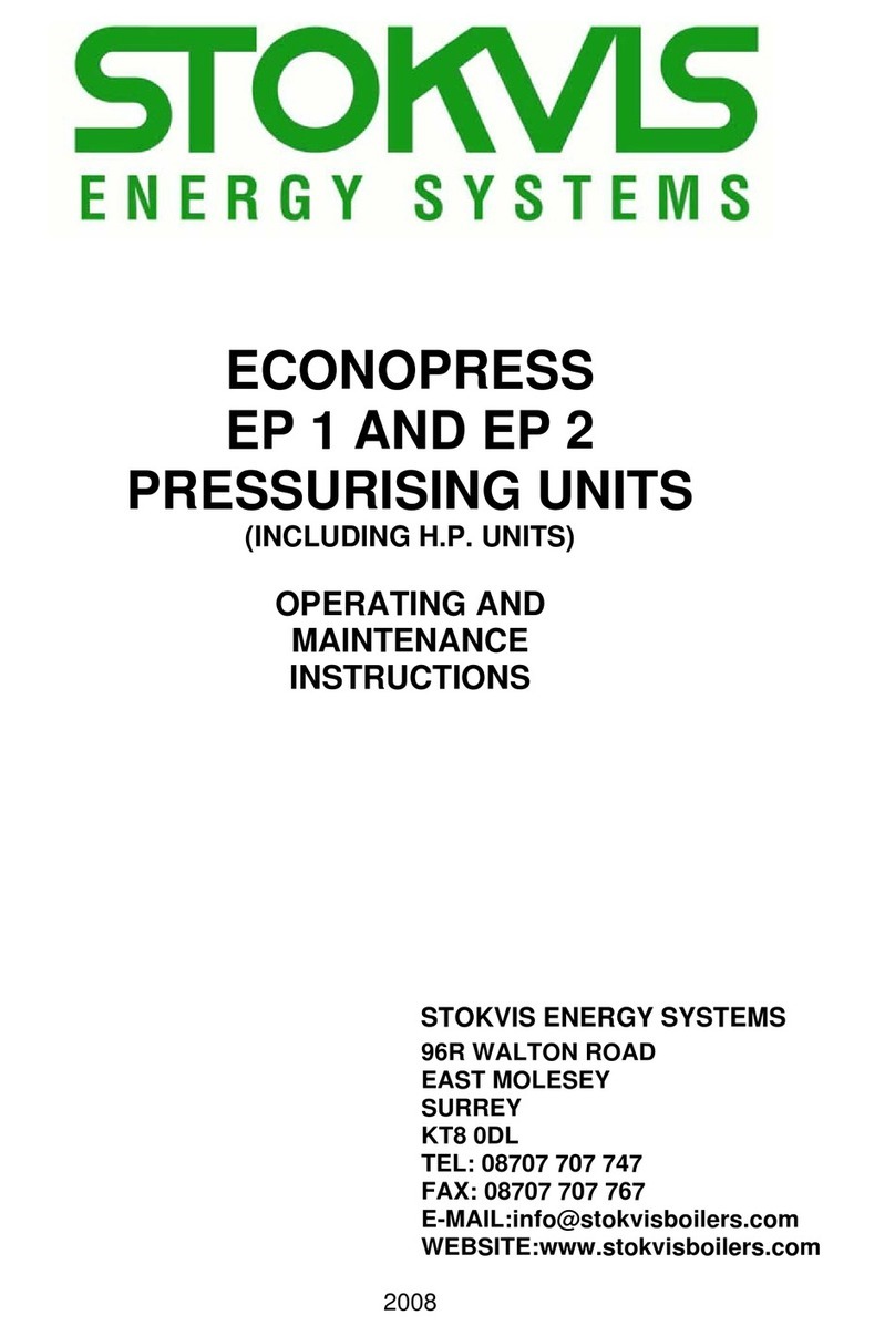 STOKVIS ENERGY SYSTEMS ECONOPRESS EP 1 Operating and maintenance instructions