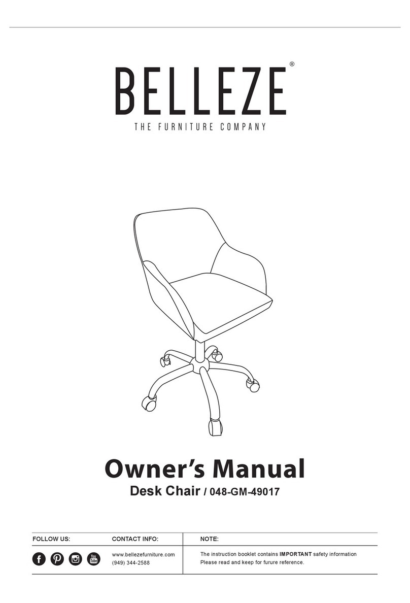 Belleze 048-GM-49017 owner's manual