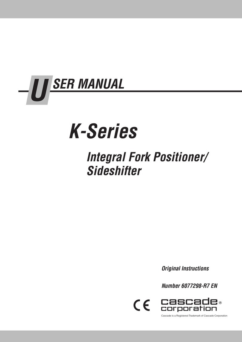 cascade corporation K Series User manual