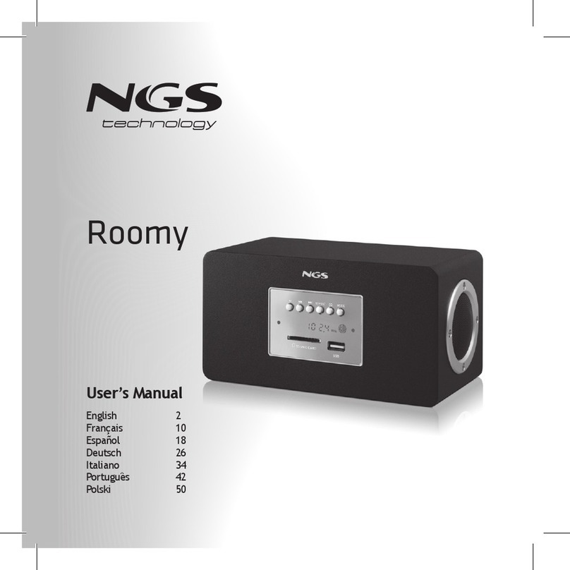 NGS ROOMY user manual