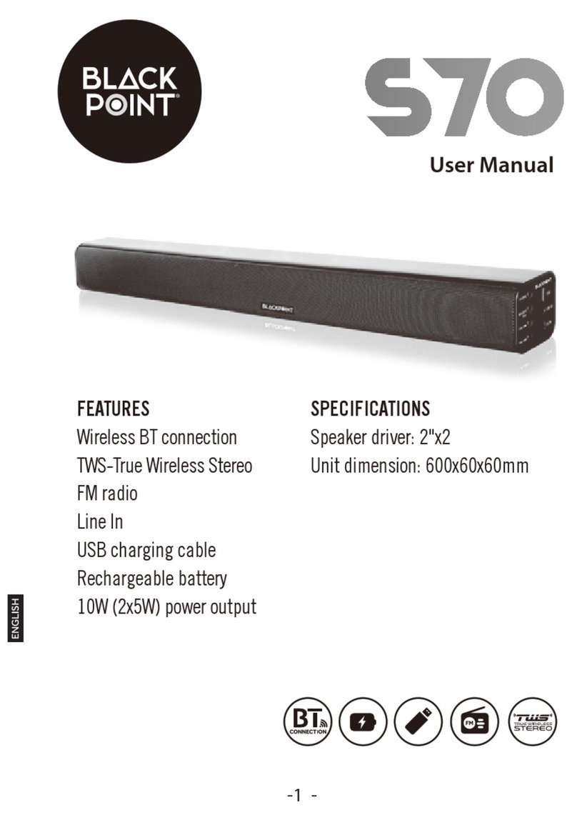 BLACKPOINT S70 user manual