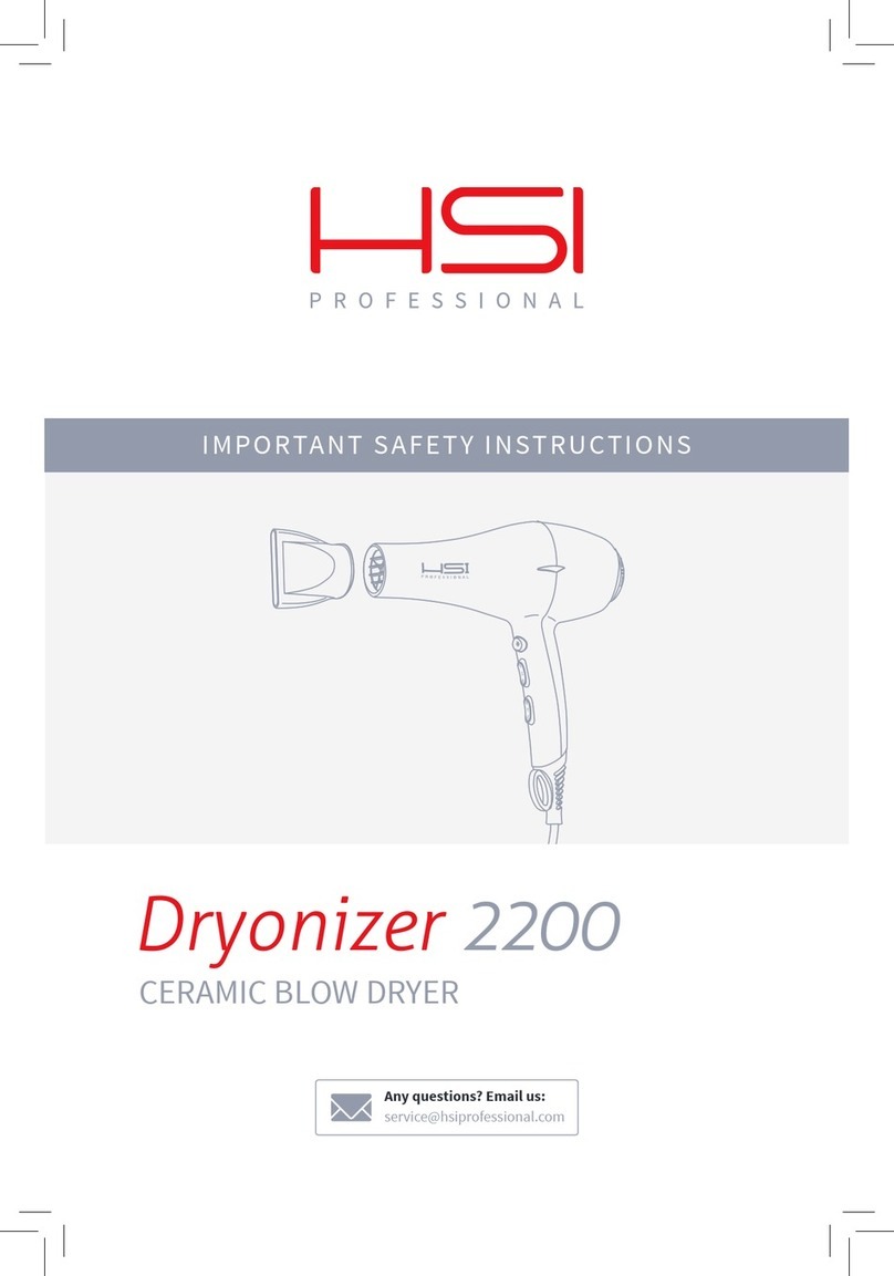 HSI Dryonizer 2200 User manual