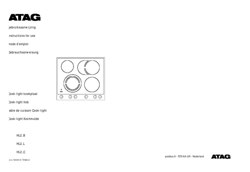 Atag HL2B Series User manual