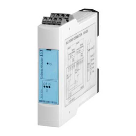 Endress+Hauser Multidrop Connector FXN520 Installation and mounting instructions