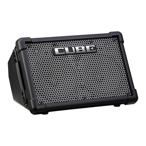 Roland CUBE Street EX User manual Roland CUBE Street EX User manual