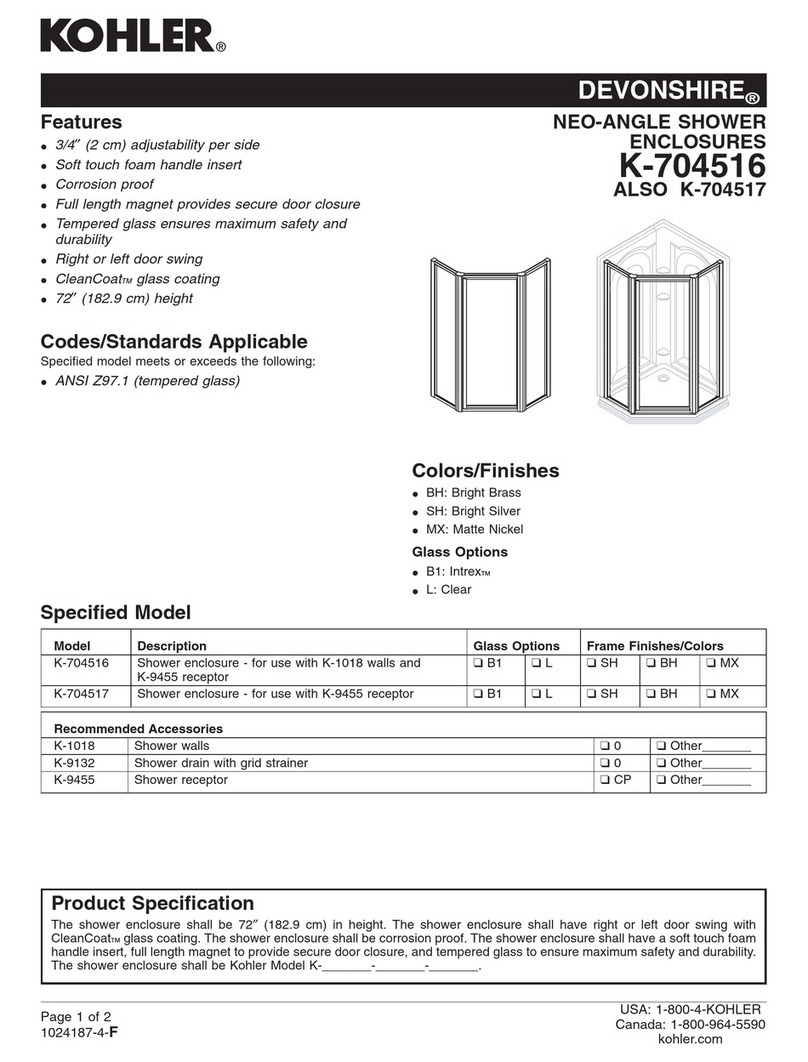 Kohler K-704516 User manual