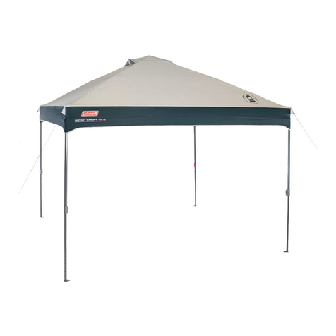 Coleman Instant Shelter Setup instructions