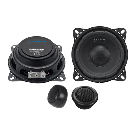 Crunch DSX4.2E owner's manual