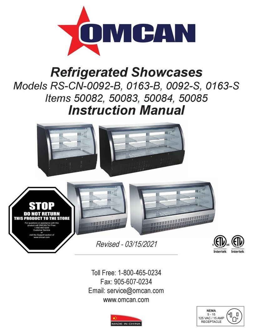 Omcan RS-CN-0092-B instruction manual