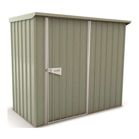 Duratuf Guardian Sheds GS73 User manual Duratuf Guardian Sheds GS73 User manual