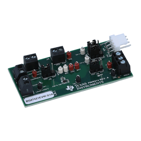 Texas Instruments bq27421 EVM User manual