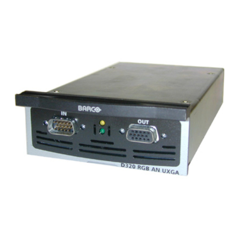 Barco D320LITE Installation guidelines