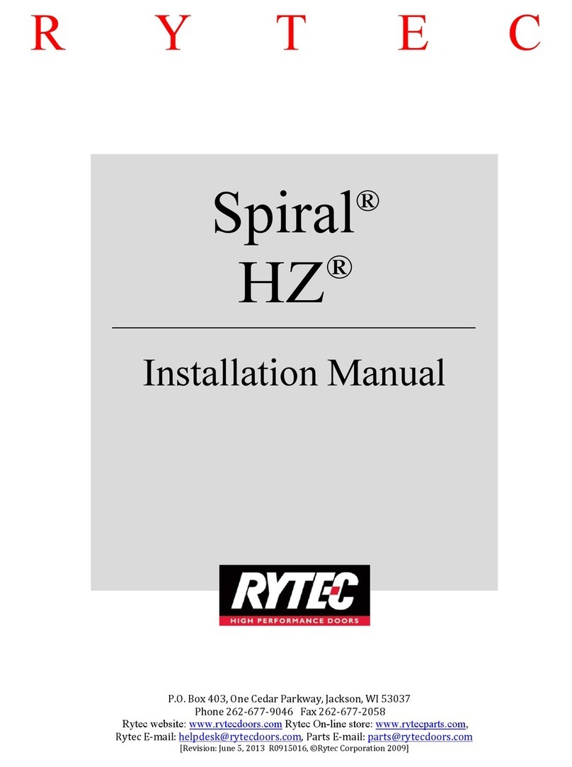 RYTEC Spiral HZ installation manual