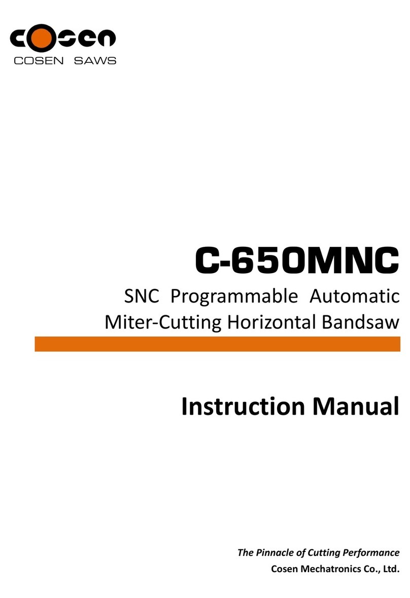 Cosen C-650MNC User manual
