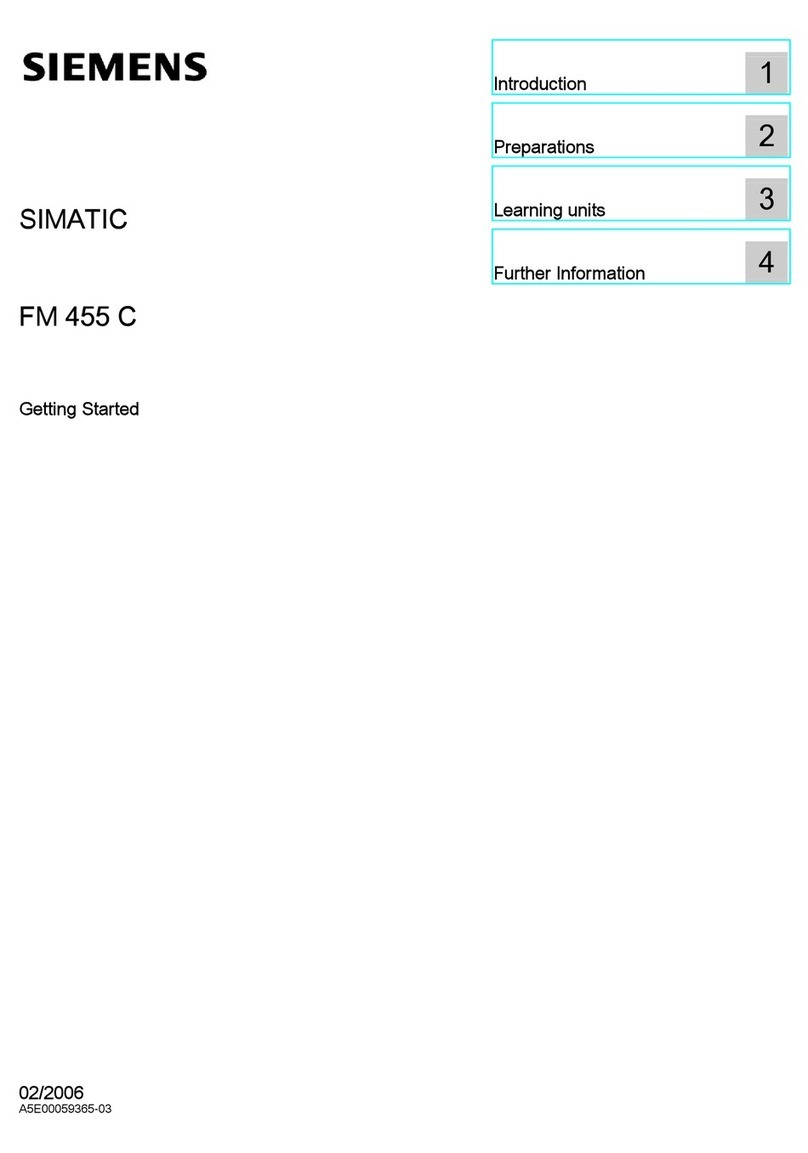 Siemens SIMATIC FM 455 C User manual Siemens SIMATIC FM 455 C User manual