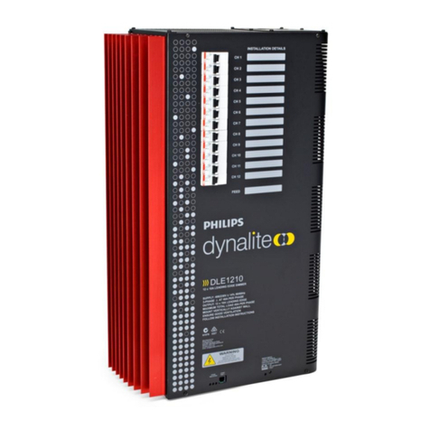 Philips Dynalite DLE1210 installation manual
