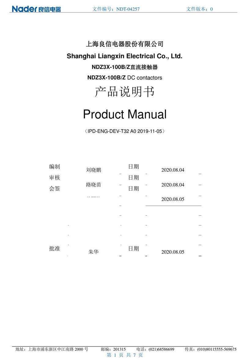 nader NDZ3X-100B/Z User manual